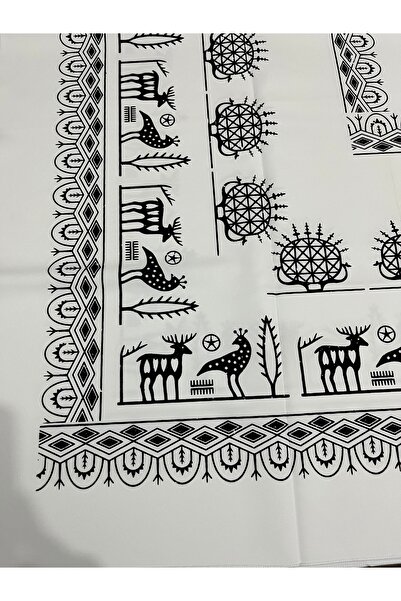 sütcüoğlutuhafiye Hitit Desen Geleneksel Sofra Bezi Masa Örtüsü