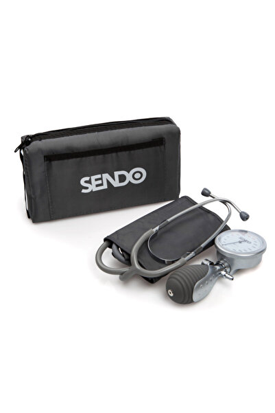 Sendo Tensiometru Primo, manșetă 22-32 cm, mecanic, carcasă, oțel inoxidabil/negru