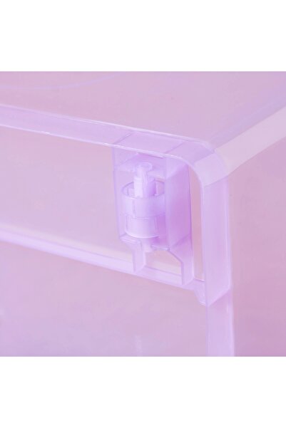 Generic 15L Revolving Storage Box with Wheels and Lid - 37x30x20 cm