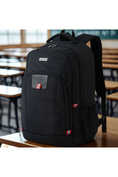 zagatto Rucsac barbat, Negru, 30x48x19 cm, Bagaj mana avion, 27L, Ghiozdan casual, Business, ZG974