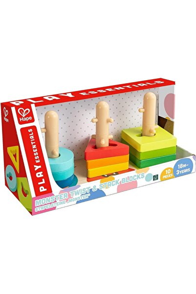 Hape مكعبات الوحوش الملتوية والمكدسة