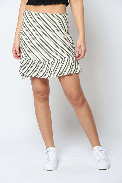 Kitschen Striped Short Skirt
