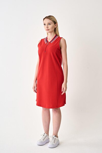 odelon Rochie de damă cu fermoar Tile Pique