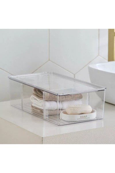 Generic Rico Storage Box with 2 Removable Compartments and Lid - 38 x 19.5 x 11 cm