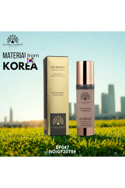 global fashion Serum Bubble Foundation – 8 Shades, Weightless Buildable Coverage, Pore Blurring, Hydrating Finish