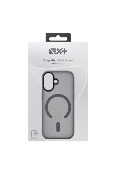 NOA Husa de protectie Mist Shield, compatibila Magsafe, pentru Iphone 17, Gri