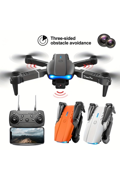 XRY Pro Wi-Fi Drone, HD Kameralı,Acemiler için Akıllı İniş Kalkış Sistemli, 3 Yönlü Engel Algılama