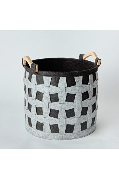 Generic 3-Piece Round Felt Basket Set