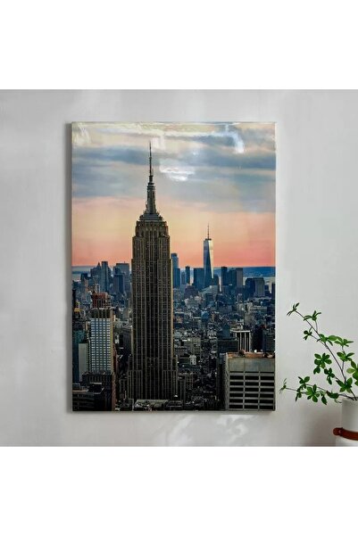 Generic Hand-painted Glossy Wall Art of Nairobi Tower - 100x2.5x70 cm