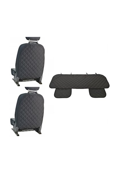 Metru Patrat Set 3 protectii scaune auto, Metru Patrat, universale, negre
