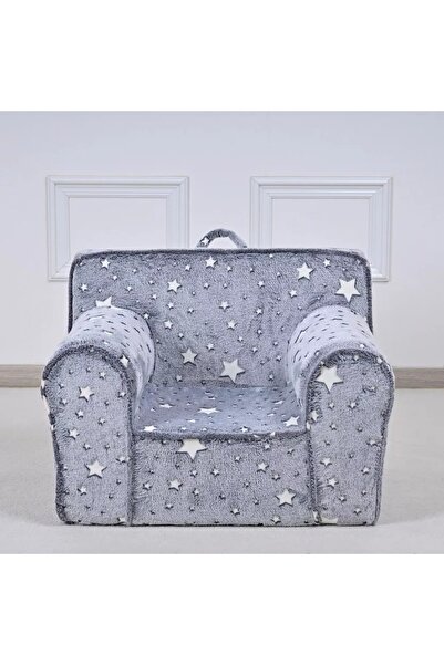 Generic Aurora Kids' Comfortable Armchair with Glow-in-the-Dark Fabric and Carrying Handle