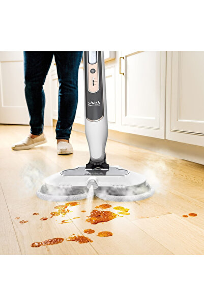 Shark Steam & Scrub S8201EU Steam Cleaner, 1120W,0.35l,3setting,No chemical,150rpm,Steam Blast,White