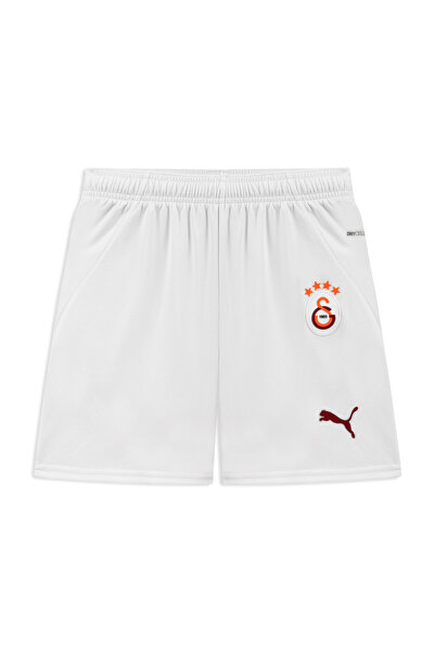 Puma Pantaloni scurți pentru băieți cu talie elastică, uni, roșu - alb 779673...