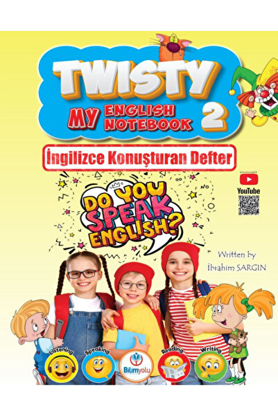 Bilimyolu Yayıncılık 2.Sınıf Twister English + Twisty İngilizce Konuşan Defter Seti İbrahim Sargın