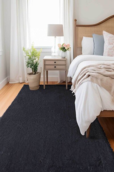 Aden Pars Peluş Halı | Kaymaz Tabanlı | Makinede Yıkanabilir |Modern, Yumuşak...