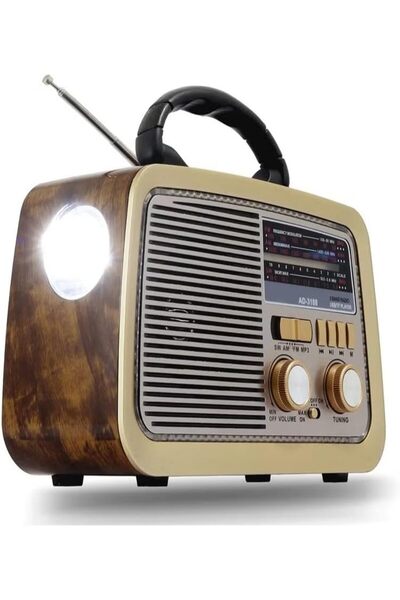 Denx Classic Portable Radio with Bluetooth Speaker: DENX/DX2427