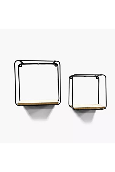Generic Sera Square 2-Piece Wall Shelf Set