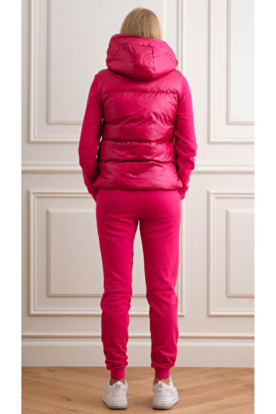 Sogo 3'LÜ TAKIM YELEKLİ TAKIM GÜMÜŞ TAŞLI