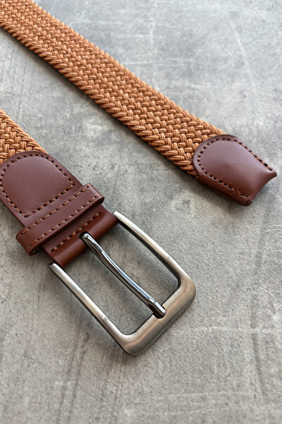 HYMAN Erkek Hasır Örgü Kemer