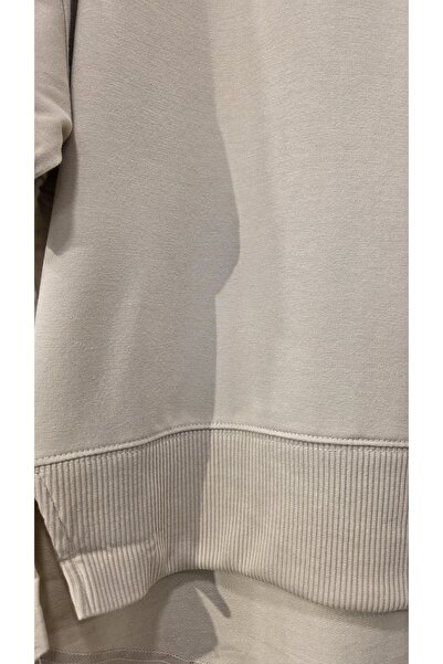 trendbysena Γυναικείο φούτερ με κοντό μανίκι με λαιμόκοψη