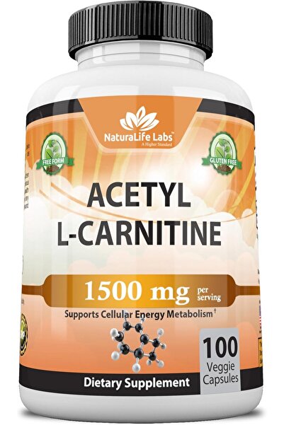 NaturaLife Labs AcetylL-Carnitine1,500mgHighPotencySupportsEnergyProduction,SportsNutrition,SupportsMemory/Focus-100