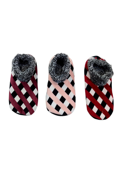 abu rehla 6 pairs of winter socks lined with soft fur, providing warmth and comfort, in modern colors and patterns to suit everyone.
