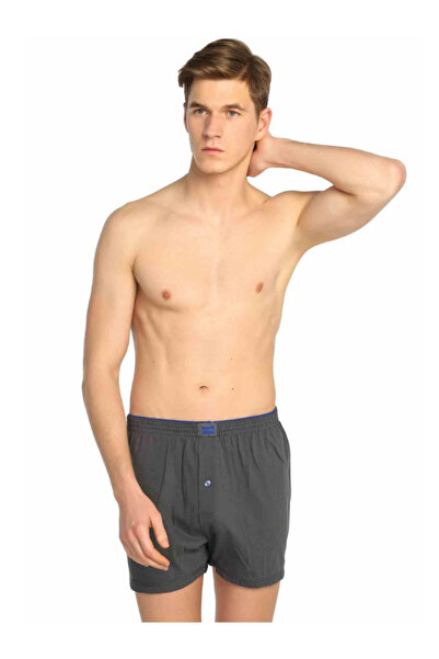 Tutku Men's 6-Pack Combed Cotton Button-Up Boxers