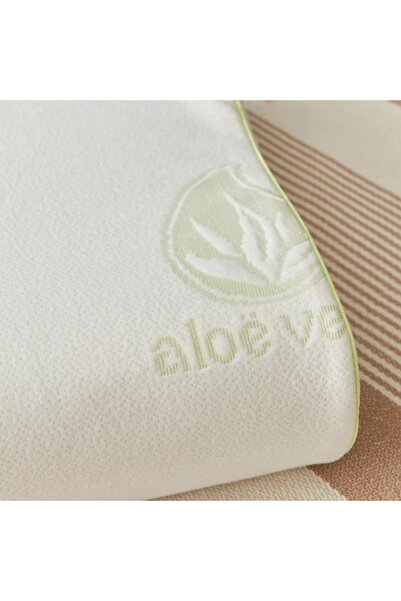 Generic Aloe Vera Neck Support Foam Pillow - 40 x 60 cm