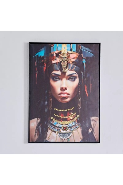 Generic Hand-painted canvas painting of an Ercel girl - 50x70x2.5 cm