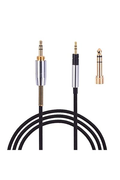 PadForce Cablu audio pentru Sennheiser Momentum 1.0, 2.0, jack de 3,5 mm și a...