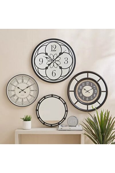 Generic ساعة ساراتوجا جلوري ذات المرايا - 50.5 × 50.5 × 5.7 سم