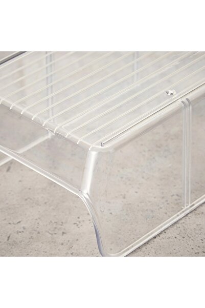 Generic 3-Compartment Food Storage Box - 28 x 14 x 9 cm