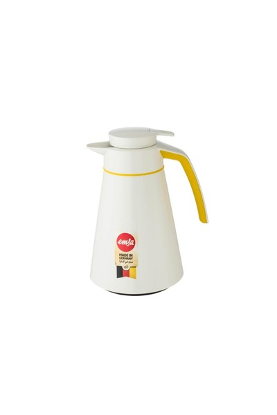 ORIAN German Amza Thermos 1 liter white and yellow