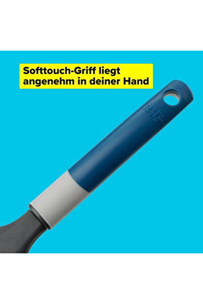 Tasty Dough spatula 678015, 25 cm, Flexible, Innovative design, Soft handle, Blue