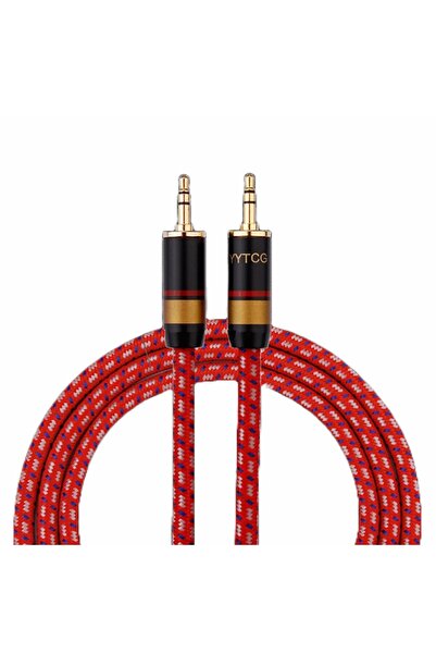 YYTCG Cablu audio pentru căști, difuzoare auto, Jack 3.5mm la Jack 3.5mm - 1 m