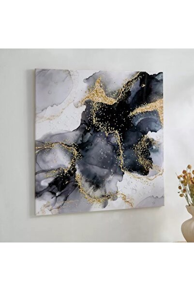 Generic Nairobi Abstract Acrylic and Glitter Artwork - 80 x 2.5 x 80 cm