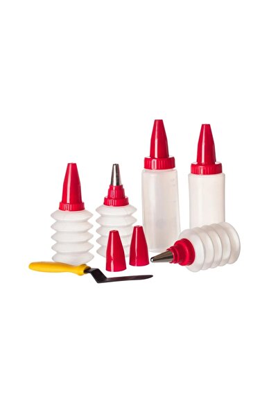 ORIAN مجموعة تزيين الكيك البلاستيكية المكونة من 6 قطع