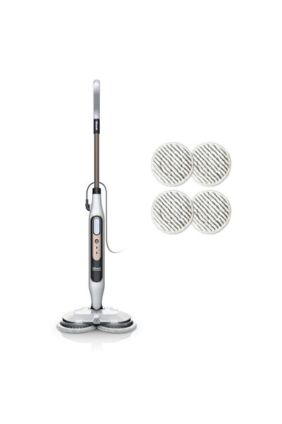 Shark Steam & Scrub S8201EU Steam Cleaner, 1120W,0.35l,3setting,No chemical,150rpm,Steam Blast,White