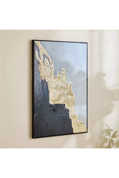Generic Hand-painted abstract art painting with a bright frame - 80 x 120 cm