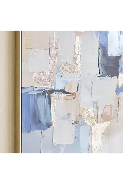 Generic Hand-painted abstract art painting with a bright frame - 120 x 80 cm