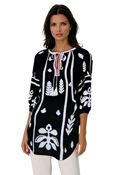 rody's forever Bluza tip ie dama B2 negru mahon/rosu , marimea 2XL