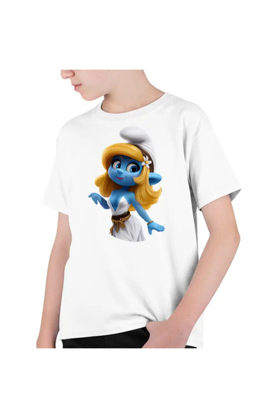 OEM Kids Boys' T-Shirt The Smurfs Smurfette Fairy Elf