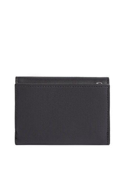 Calvin Klein Women Black Must Small Trifold Wallet