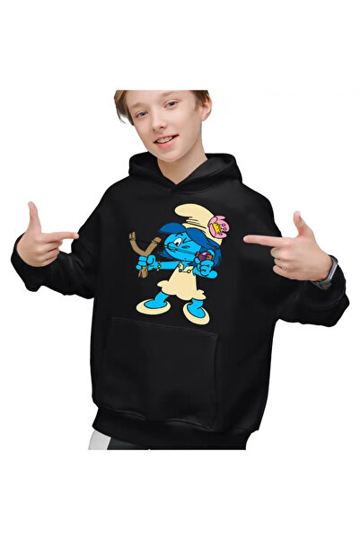 OEM Hanorac Copii Baieti Strumfii Satul Fetelor Prastie