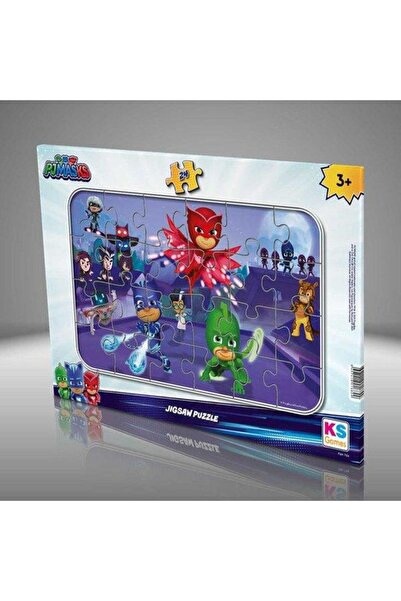 Genel Markalar Ks Games 24 Parça PJ Masks Frame Puzzle