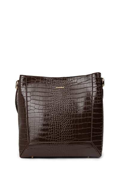 Deery Καφέ γυναικεία τσάντα ώμου