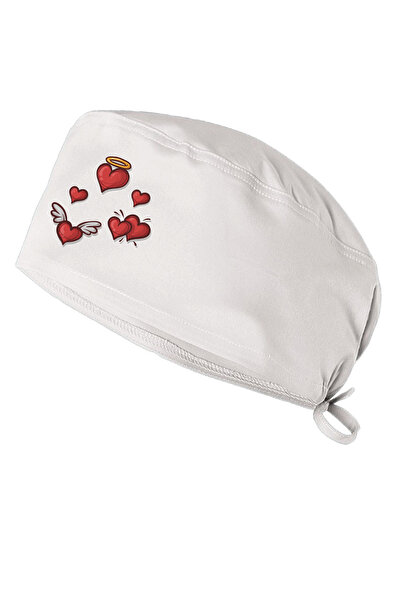 bonecim Bonnet Tematic Inimi Roșii Doctor Nurse Cook Chef Bonnet Dentist Chir...