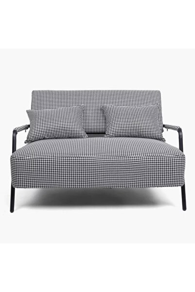 Generic Meridian 2-seater fabric chair with 2 cushions