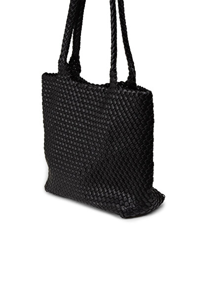 Deery Μαύρη γυναικεία τσάντα ώμου