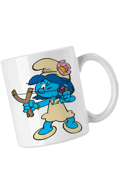 OEM Smurfs Mug Village Girls Slingshot